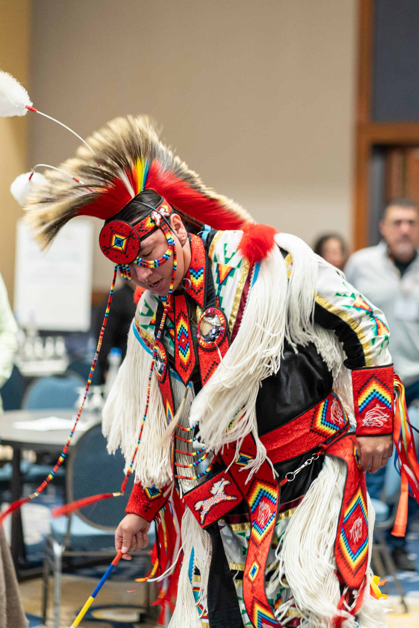 native person dancing