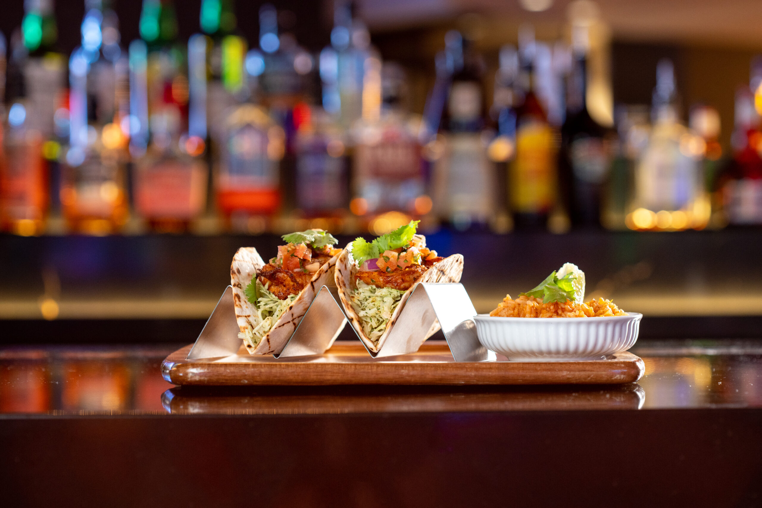 tacos on bar